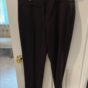 Anne Klein Black Straight Leg Pants